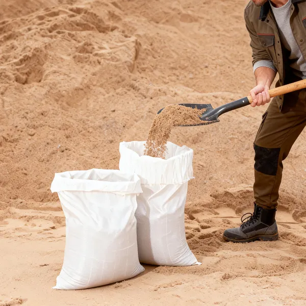 Heavy Duty Sand Bags, 50Pack 14 x 26, Empty Sandbags for Flooding with Tie Strings, Woven Polypropylene Sand Bag with 1600 Hours of UV Protection, 50Lbs Capacity - Image 5