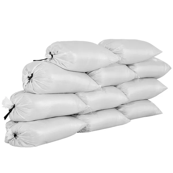 Heavy Duty Sand Bags, 50Pack 14 x 26, Empty Sandbags for Flooding with Tie Strings, Woven Polypropylene Sand Bag with 1600 Hours of UV Protection, 50Lbs Capacity - Image 6