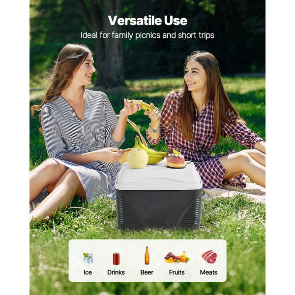 Portable Cooler, 8.5 QT Hard Cooler with Ice Retention and Heavy-Duty Handles, Lightweight Rigid Material Insulated Portable Cooler, Suitable for Family Picnics and Short Trips - Image 7