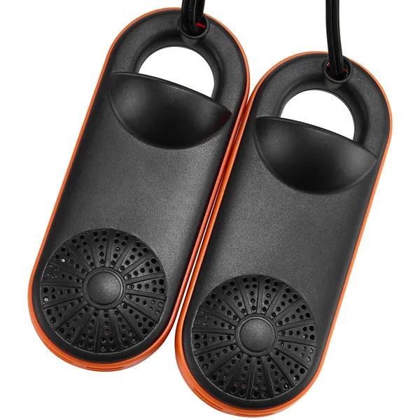 Portable Shoe Dryer, Electric Boot Dryer, Deodorized Boot Warmers/Dryer with Quick & Even Drying for Cotton Slippers, Snow Boots, Leather Shoes, Canvas Shoes, Socks, Black & Orange - Image 3