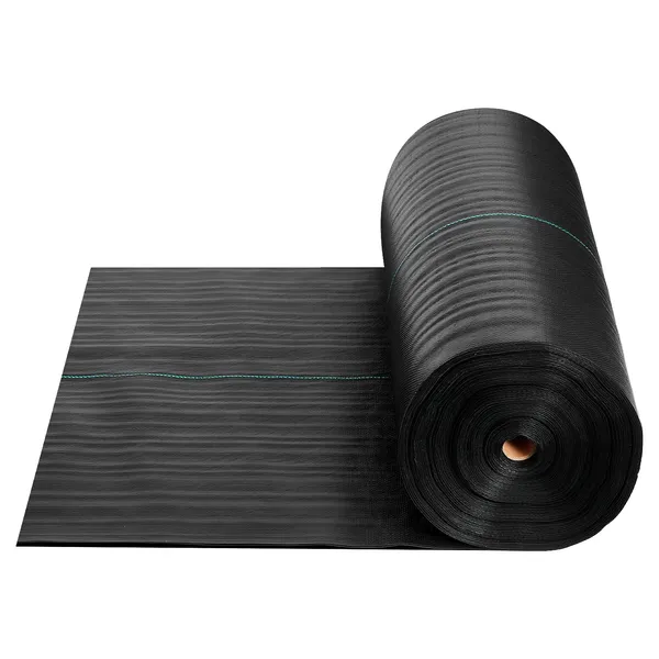 Weed Barrier Fabric Heavy Duty, 3x100FT 5oz Landscape Fabric, Woven Weed Blocker Fabrics, Garden Fabrics Weeds Barrier, Weeds Control Ground Cover, Geotextile Webbing, Gardening Mat, Black - Image 10